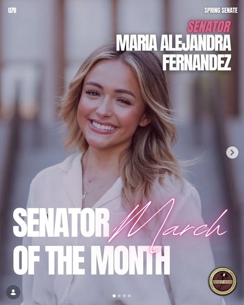 SENATOR OF THE MONTH: Maria Alejandra Fernandez