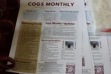 COGS monthly newsletter