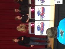 people behind a podium