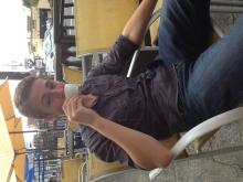 man sitting in a chair