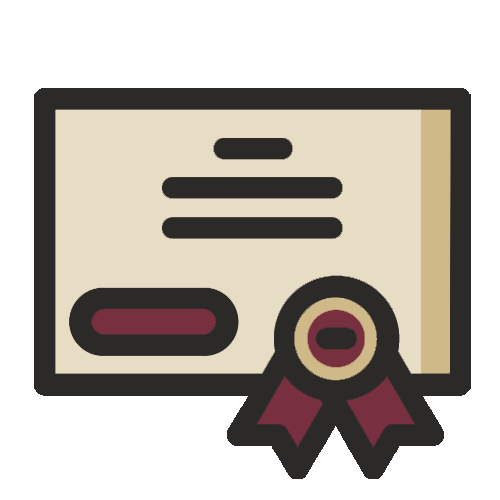 financial certification icon
