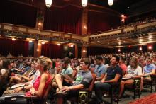 audience in Ruby Diamond Theater
