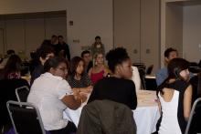 people sitting around a table