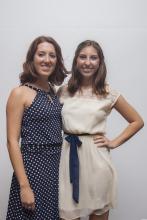 two people posing for a picture together
