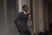 two people posing for a picture together